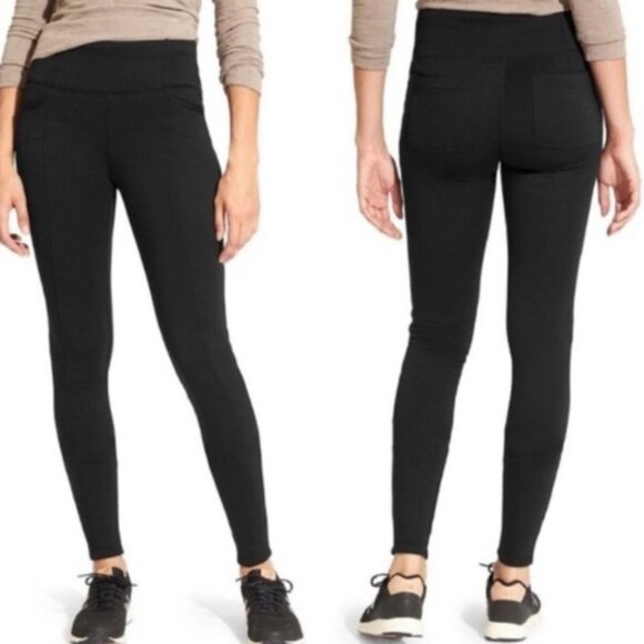 Athleta Pants - Athleta Black Metro High Waisted Leggings I Sz SP